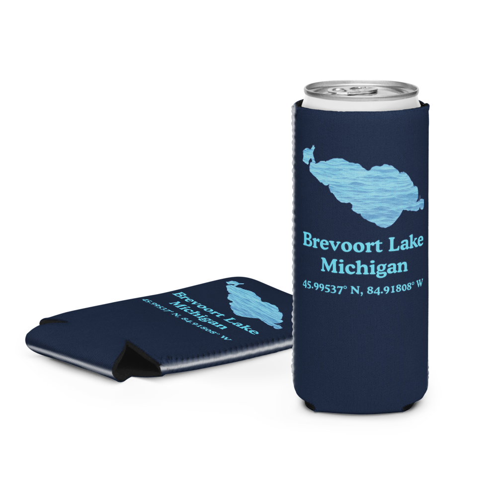 Brevoort Lake Can Cooler (Regular & Slim Sizes)