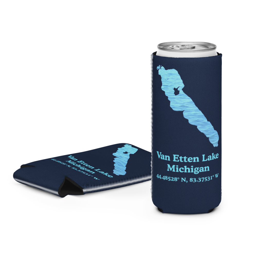 Van Etten Lake Can Cooler (Regular & Slim Sizes)