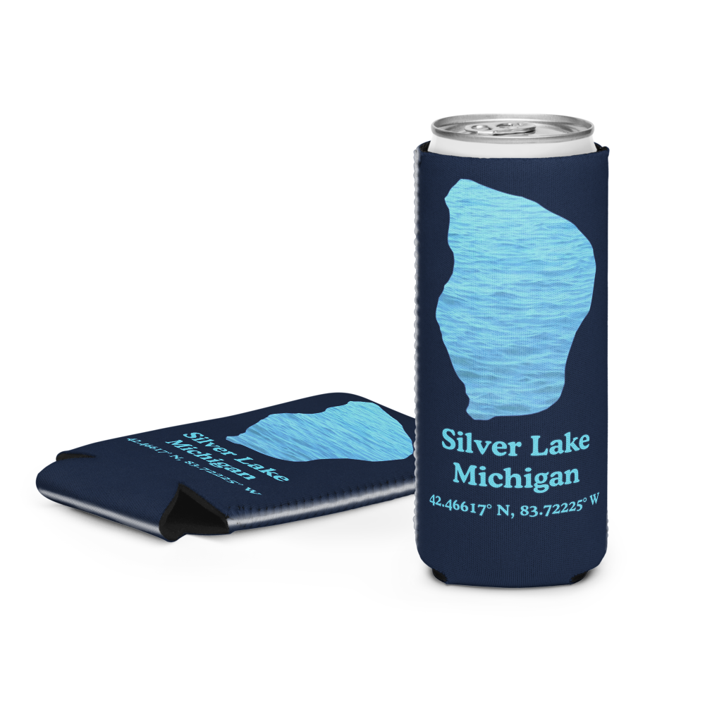 Silver Lake Can Cooler (Regular & Slim Sizes)