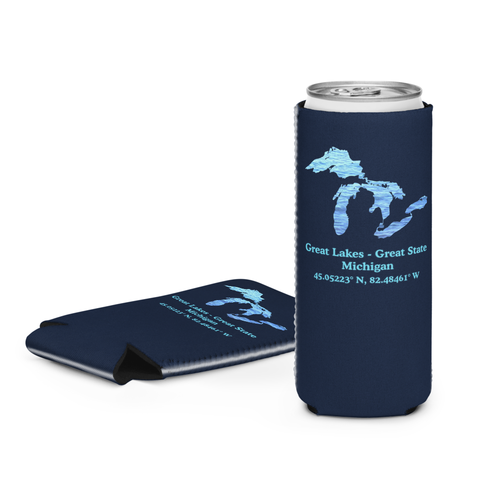 Great Lakes - Great State Can Cooler (Regular & Slim Sizes)