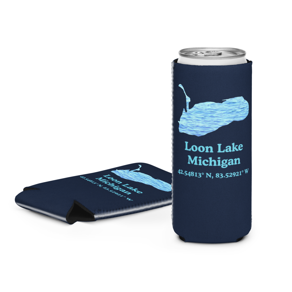 Loon Lake Can Cooler (Regular & Slim Sizes)