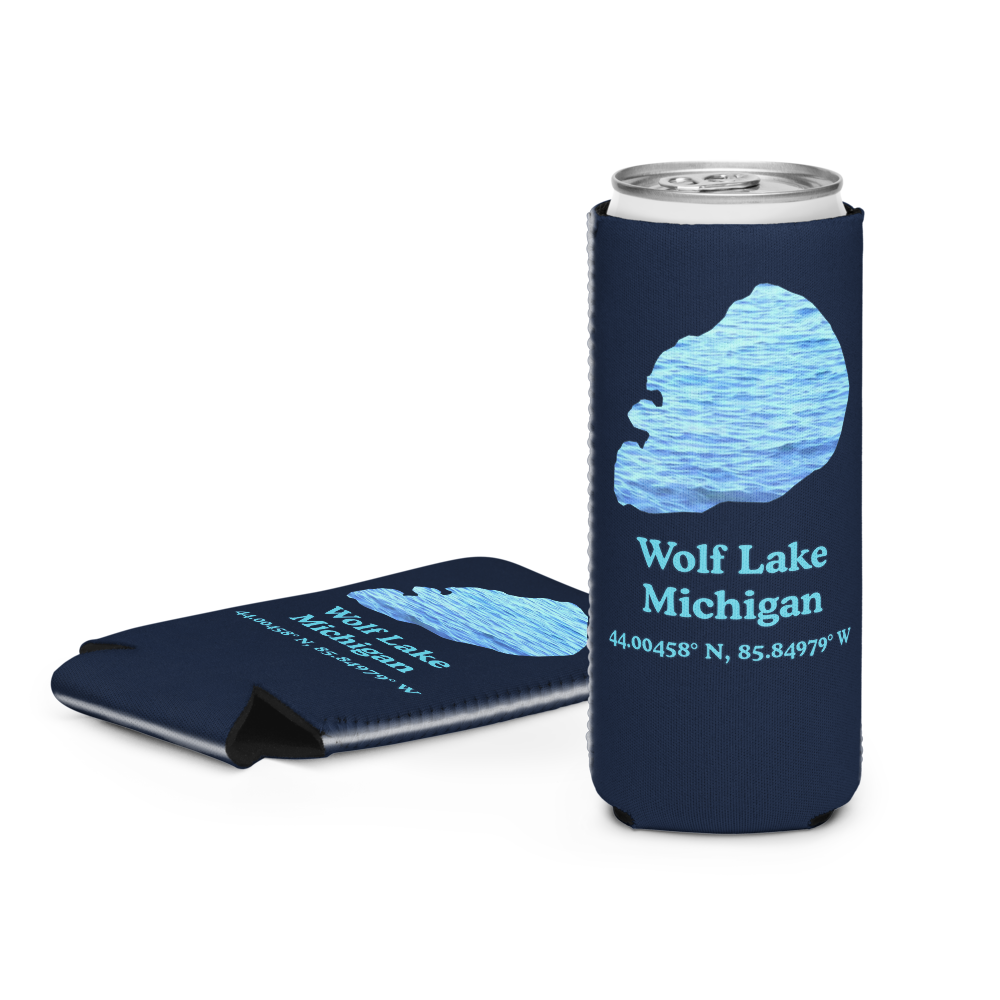 Wolf Lake Can Cooler (Regular & Slim Sizes)