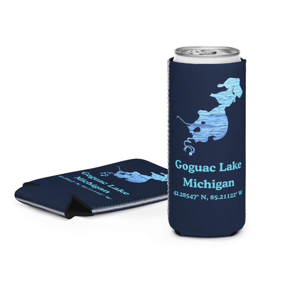 Goguac Lake Can Cooler (Regular & Slim Sizes)