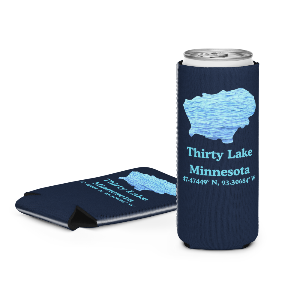 Thirty Lake Can Cooler (Regular & Slim Sizes)