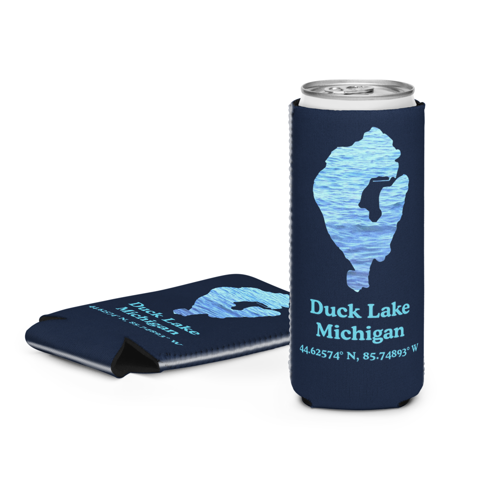 Duck Lake Can Cooler (Regular & Slim Sizes)