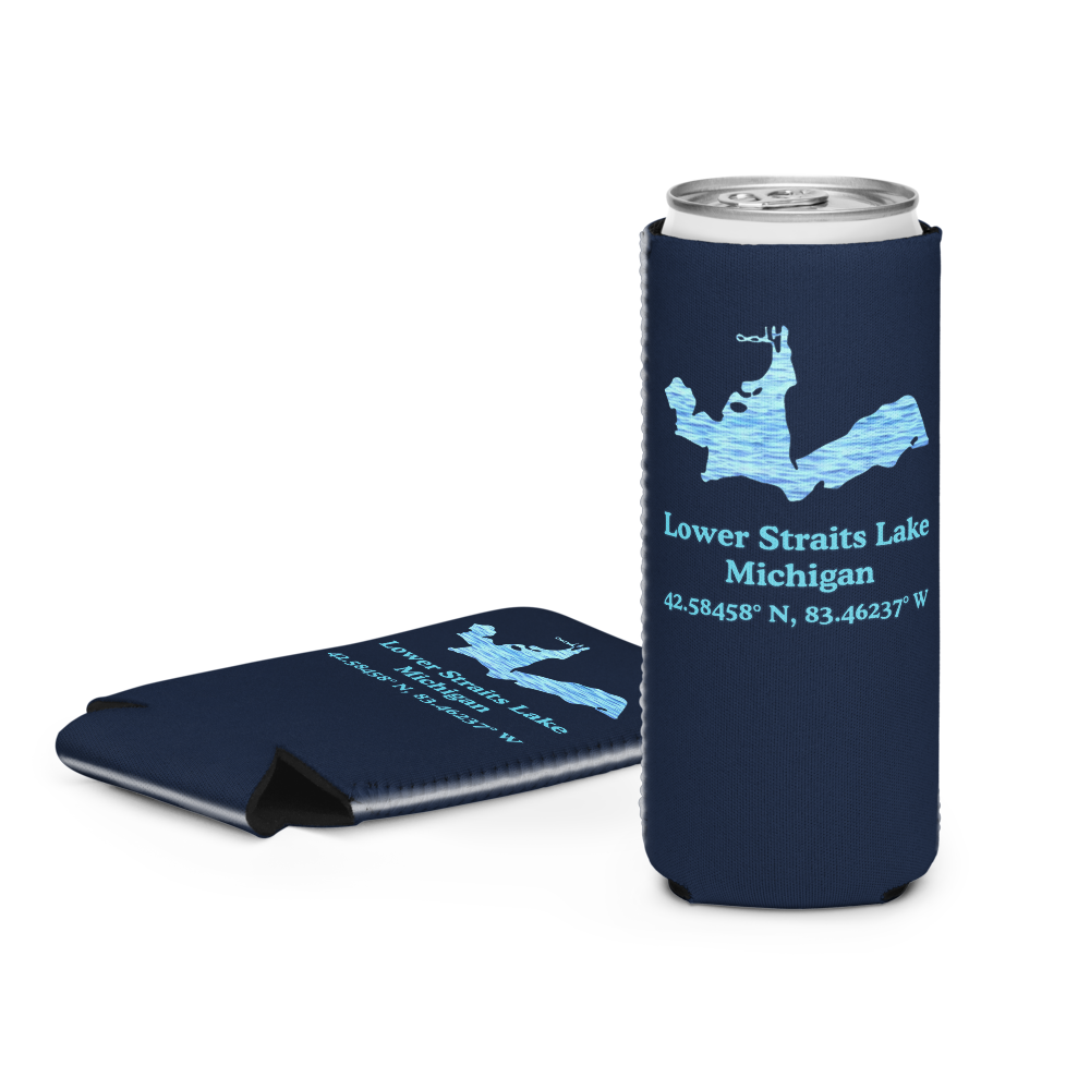 Lower Straits Lake Can Cooler (Regular & Slim Sizes)