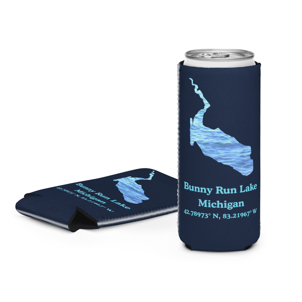 Bunny Run Lake Can Cooler (Regular & Slim Sizes)