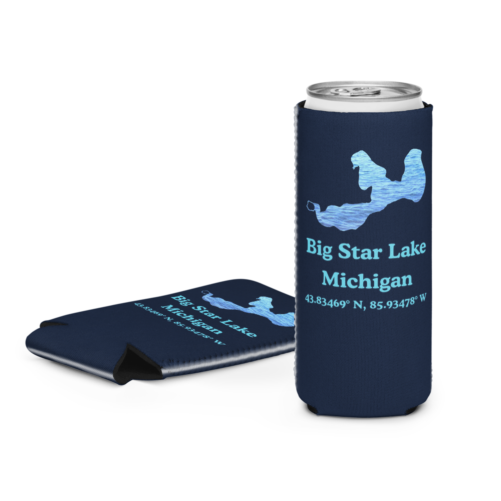 Big Star Lake Can Cooler (Regular & Slim Sizes)