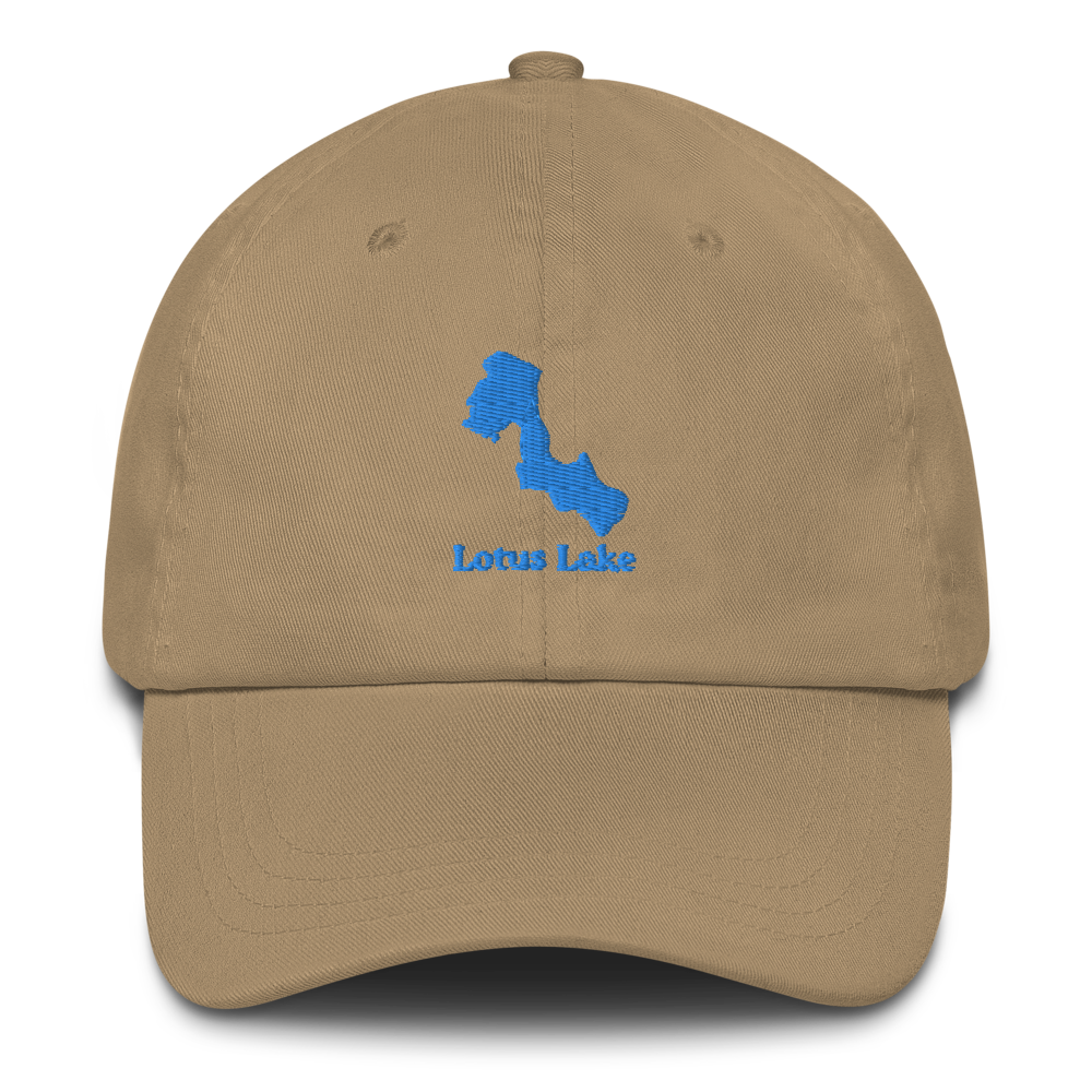 Lotus Lake Embroidered Hat
