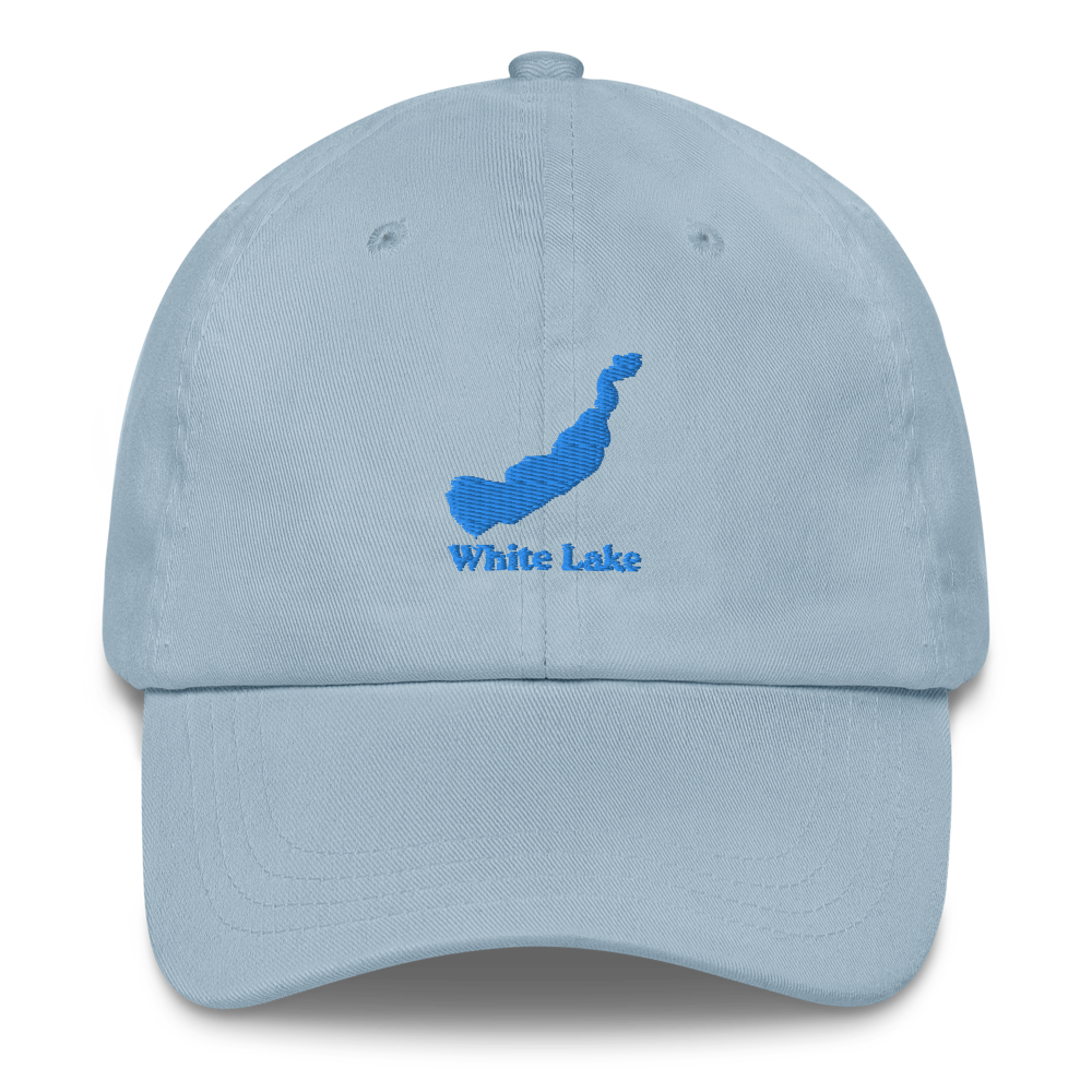 White Lake Embroidered Hat