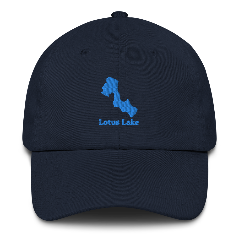 Lotus Lake Embroidered Hat