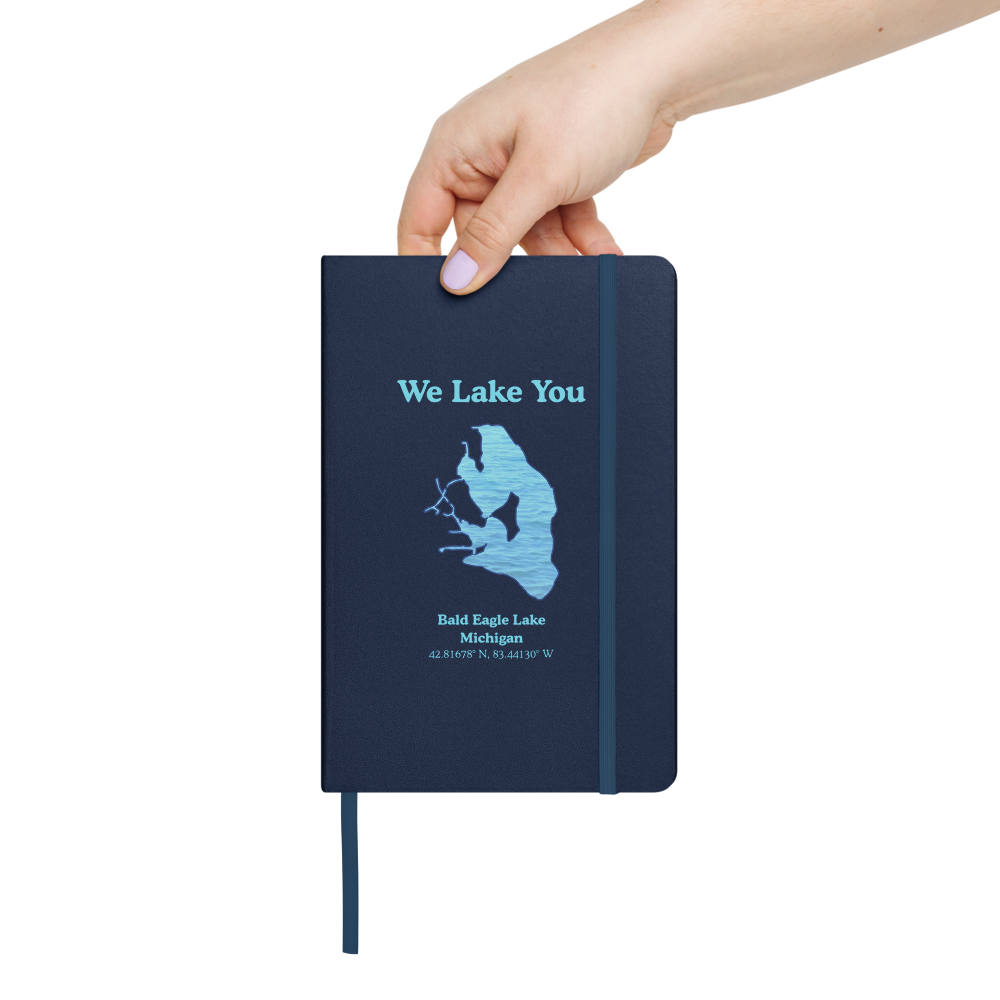 Bald Eagle Lake Guestbook - Hardcover Notebook