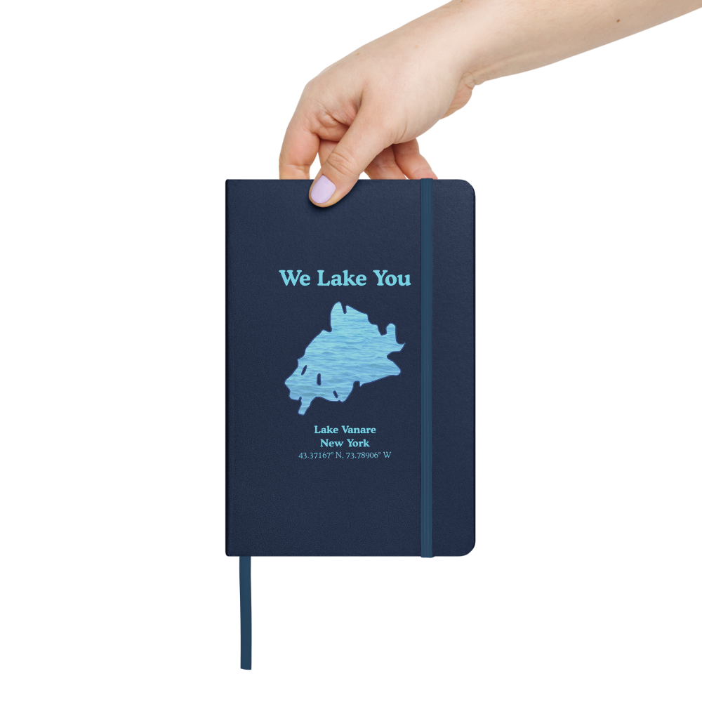 Lake Vanare Guestbook - Hardcover Notebook