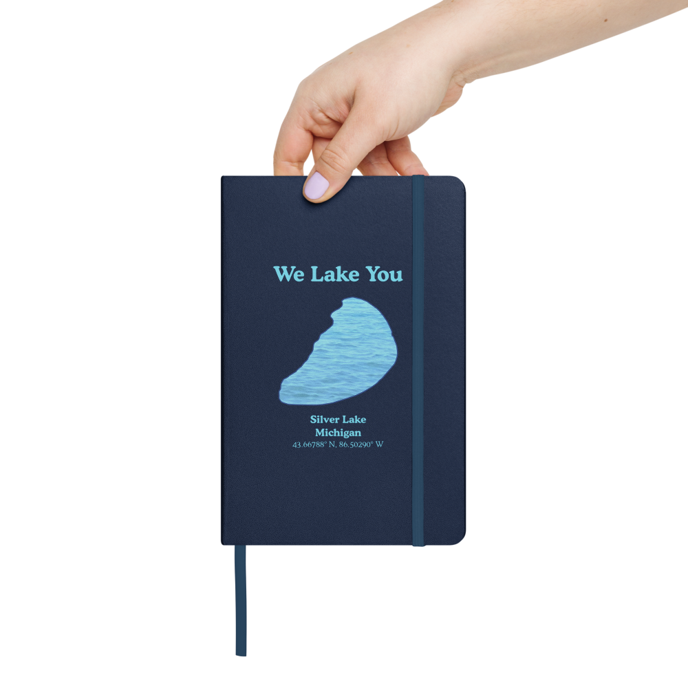 Silver Lake Guestbook - Hardcover Notebook