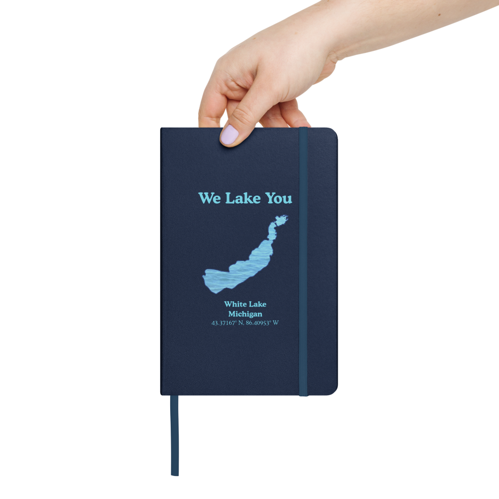 White Lake Guestbook - Hardcover Notebook