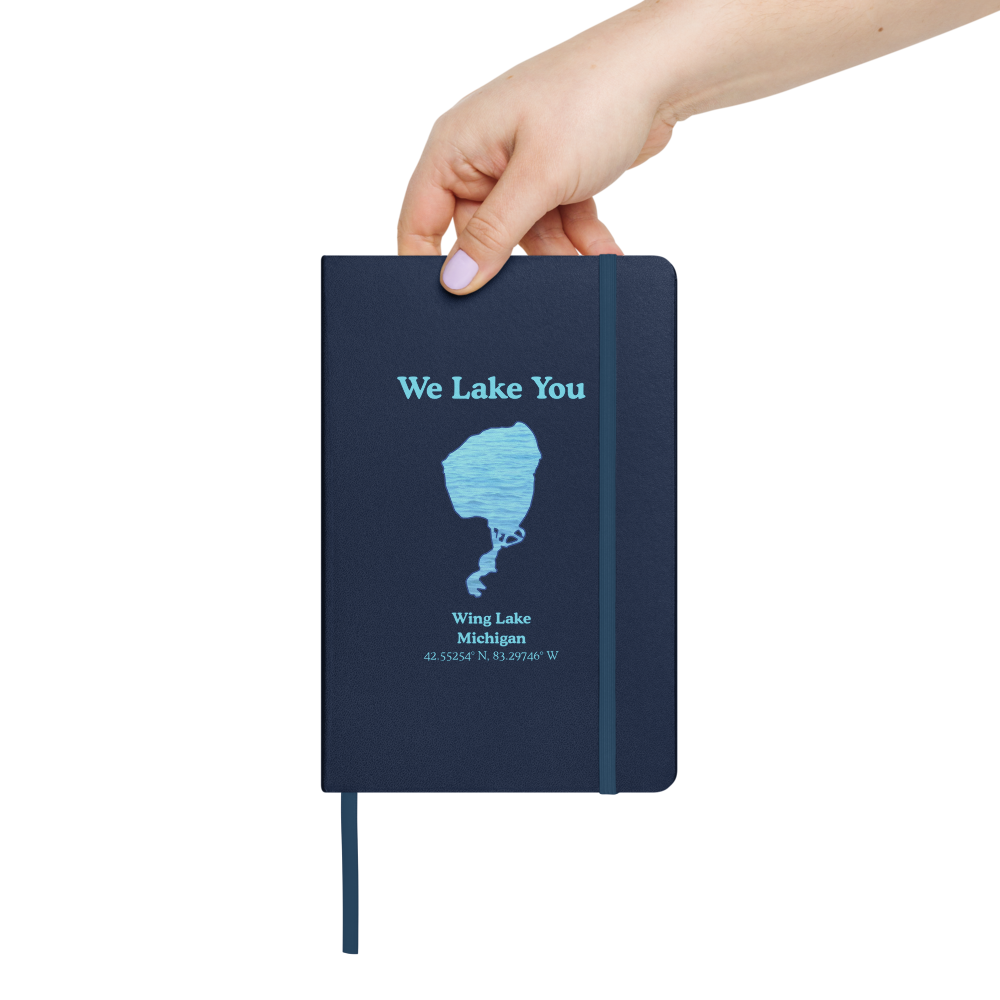 Wing Lake Guestbook - Hardcover Notebook