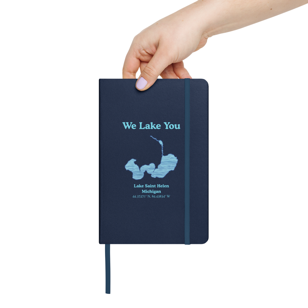 Lake Saint Helen Guestbook - Hardcover Notebook
