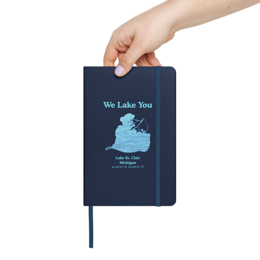 Lake St. Clair Guestbook - Hardcover Notebook