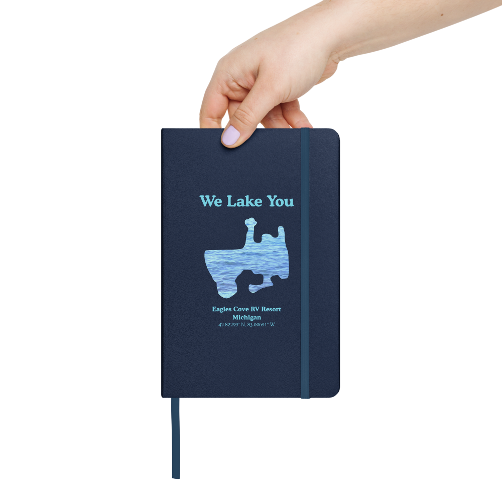 Eagles Cove RV Resort Guestbook - Hardcover Notebook