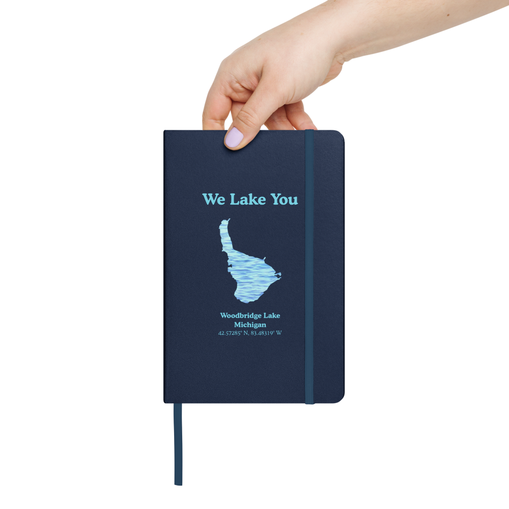 Woodbridge Lake Guestbook - Hardcover Notebook