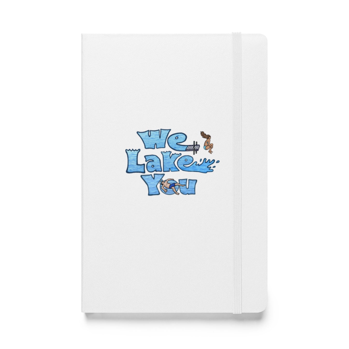 We Lake You Logo Hardcover bound notebook