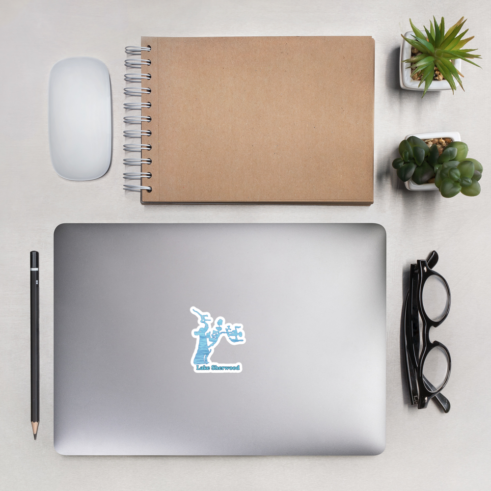 Lake Sherwood Stickers in two sizes