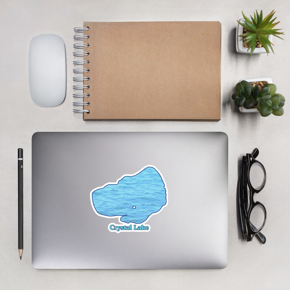 Crystal Lake Stickers in two sizes