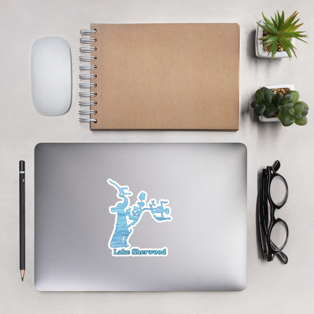 Lake Sherwood Stickers in two sizes