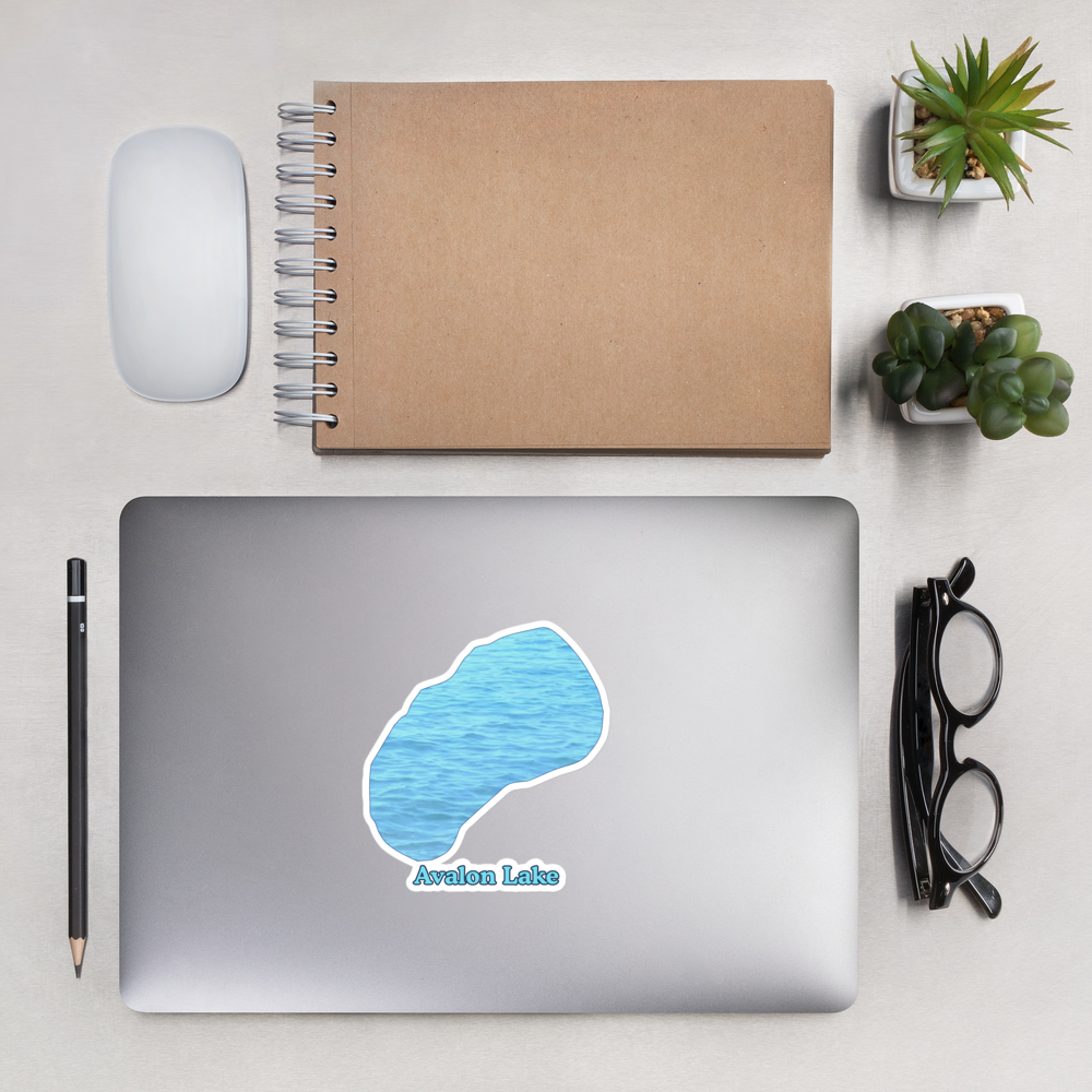 Avalon Lake Stickers in two sizes