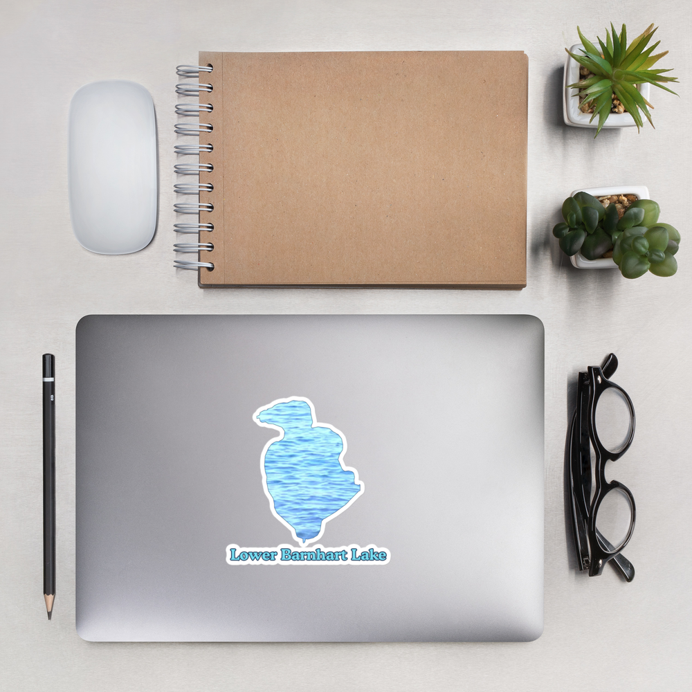 Lower Barnhart Lake Stickers in two sizes