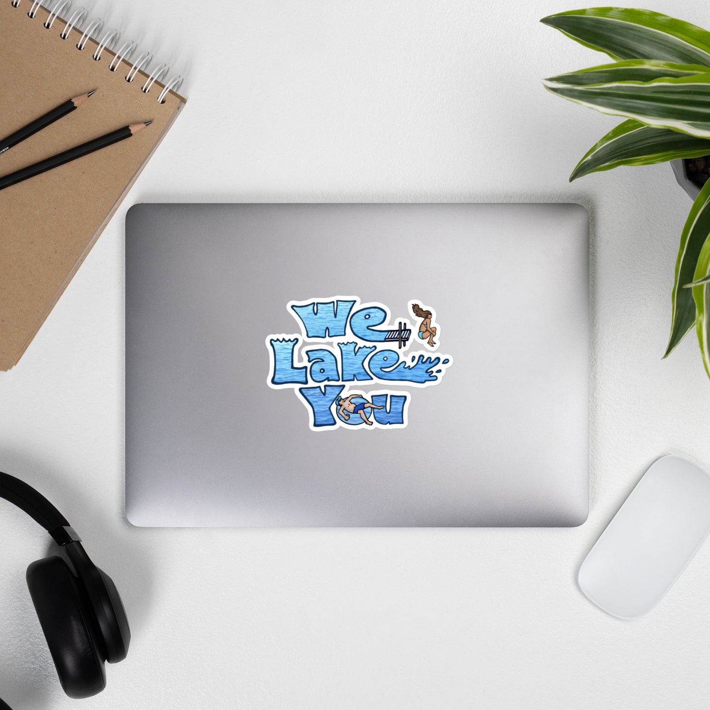 Stickers with We Lake You Logo - 2 sizes