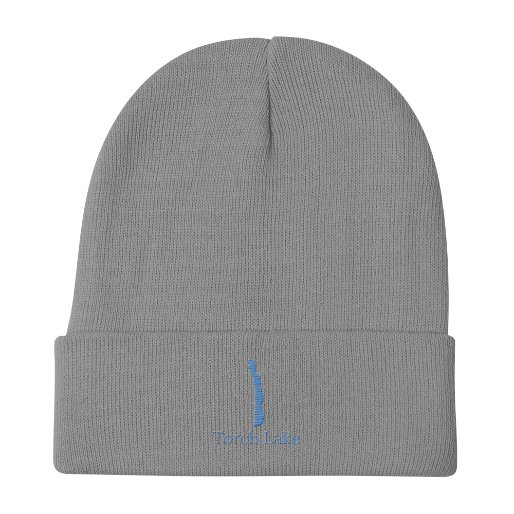 Torch Lake Embroidered Beanie Hat