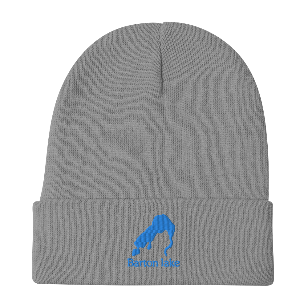 Barton lake Embroidered Beanie Hat