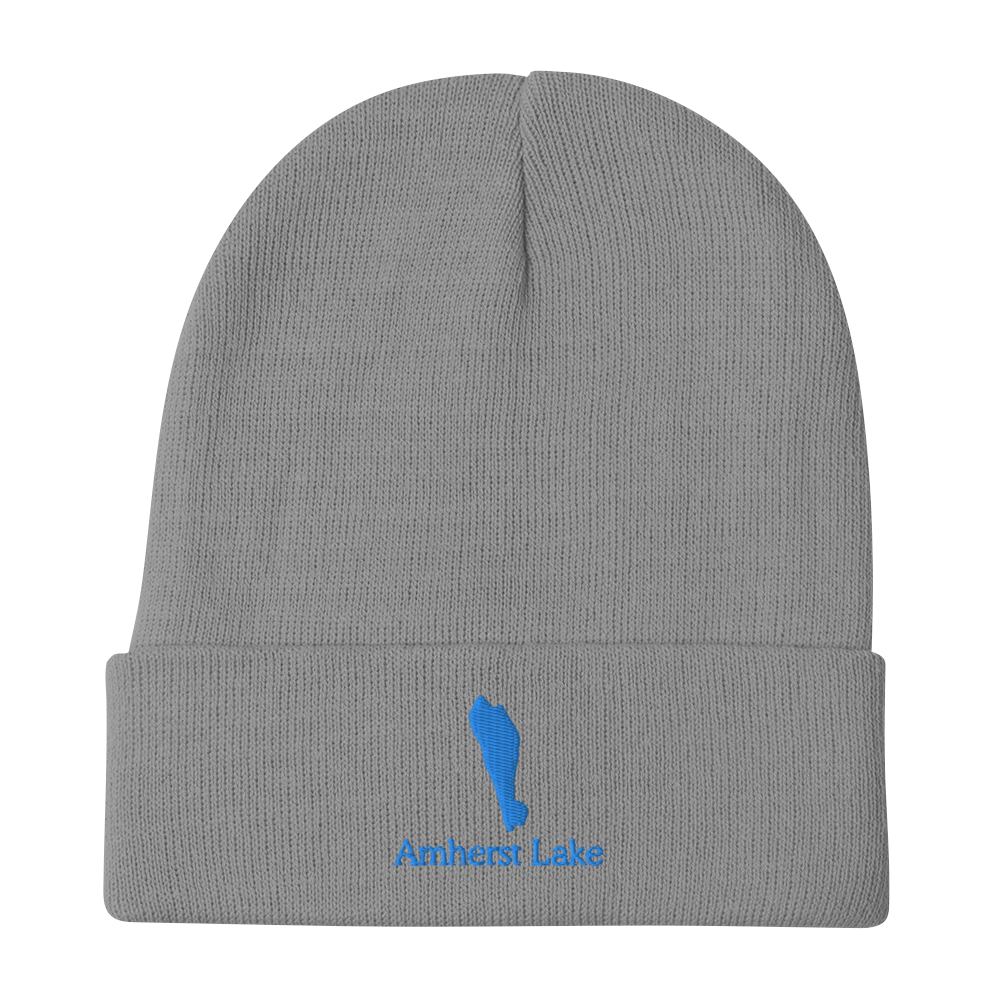 Amherst Lake Embroidered Beanie Hat