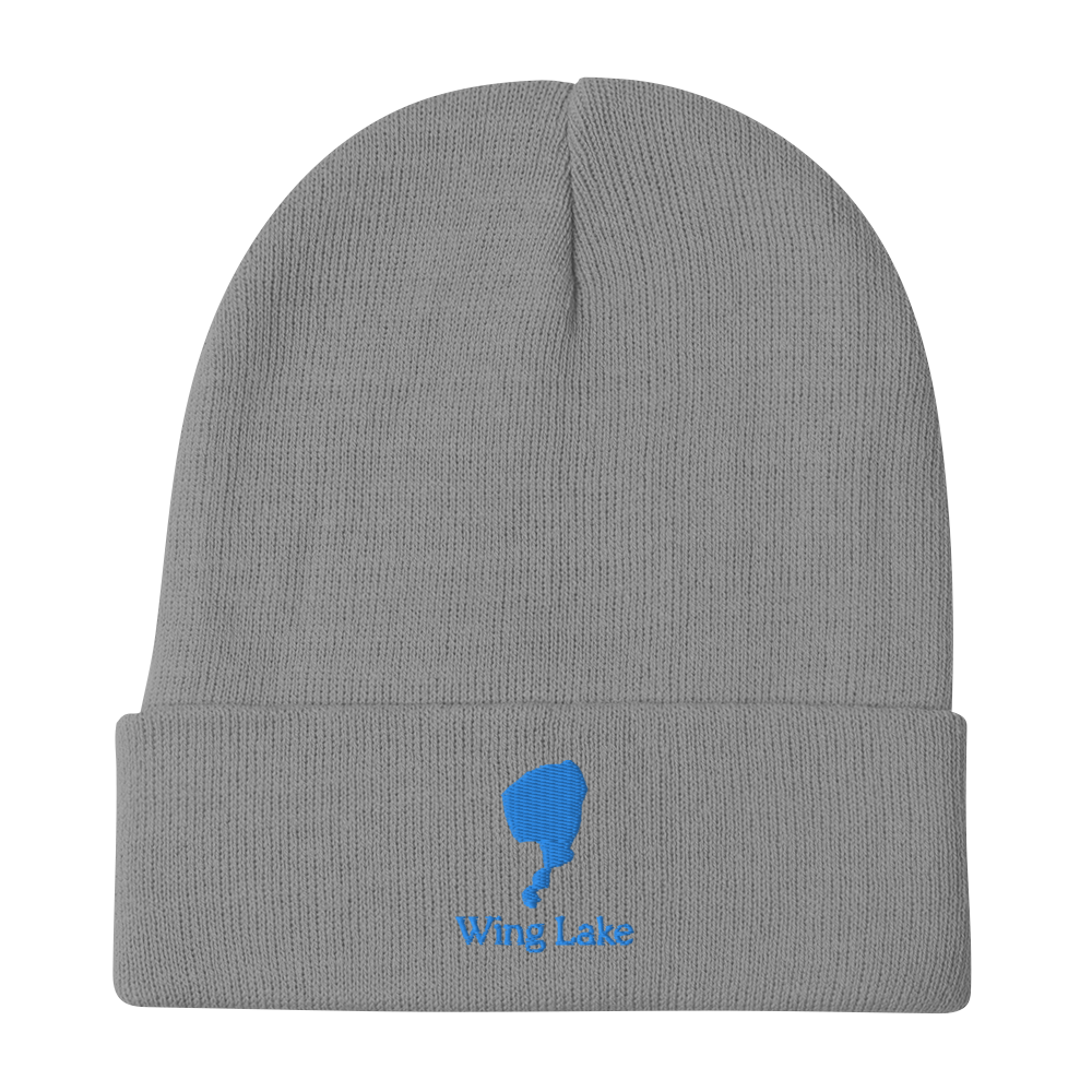 Wing Lake Embroidered Beanie Hat