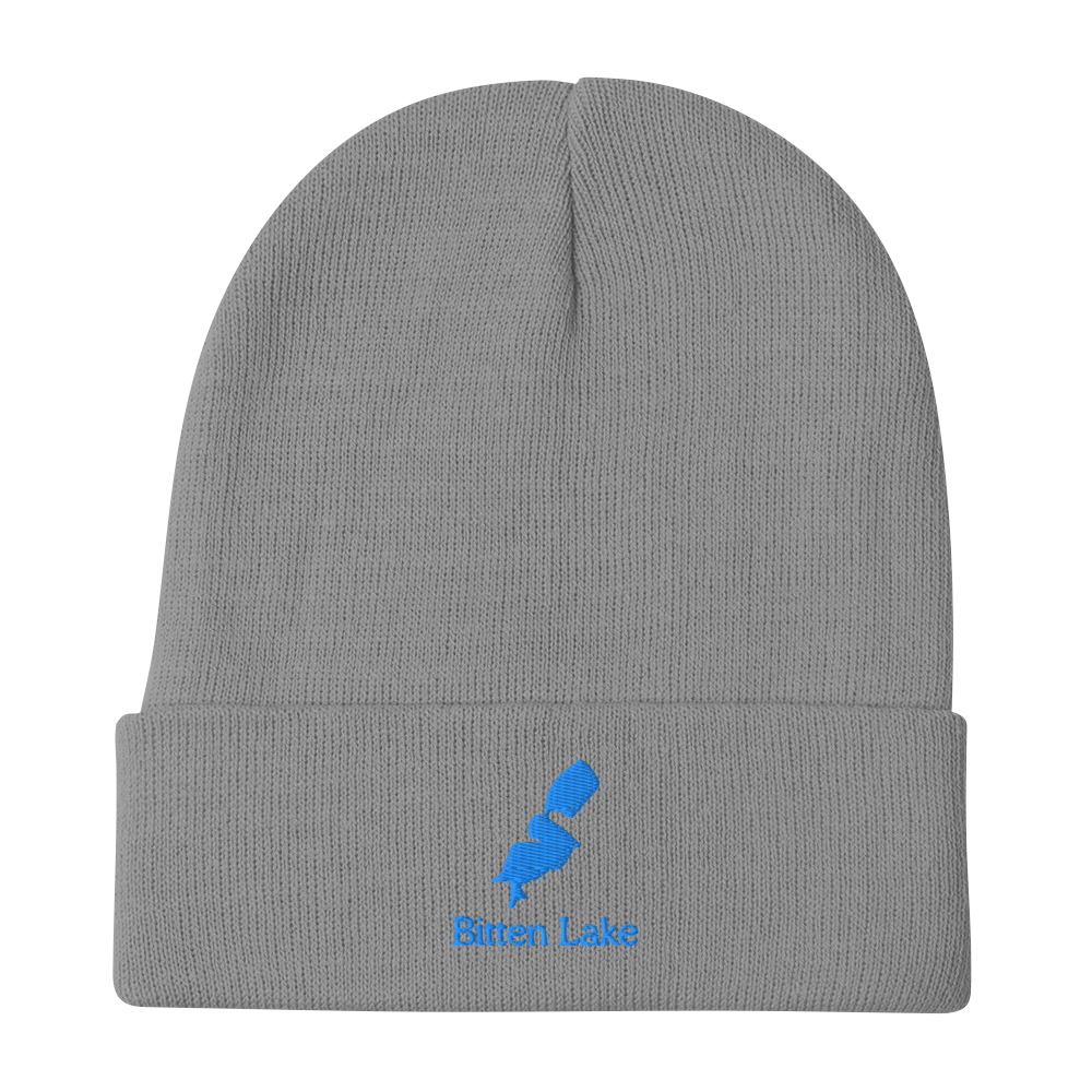 Bitten Lake Embroidered Beanie Hat