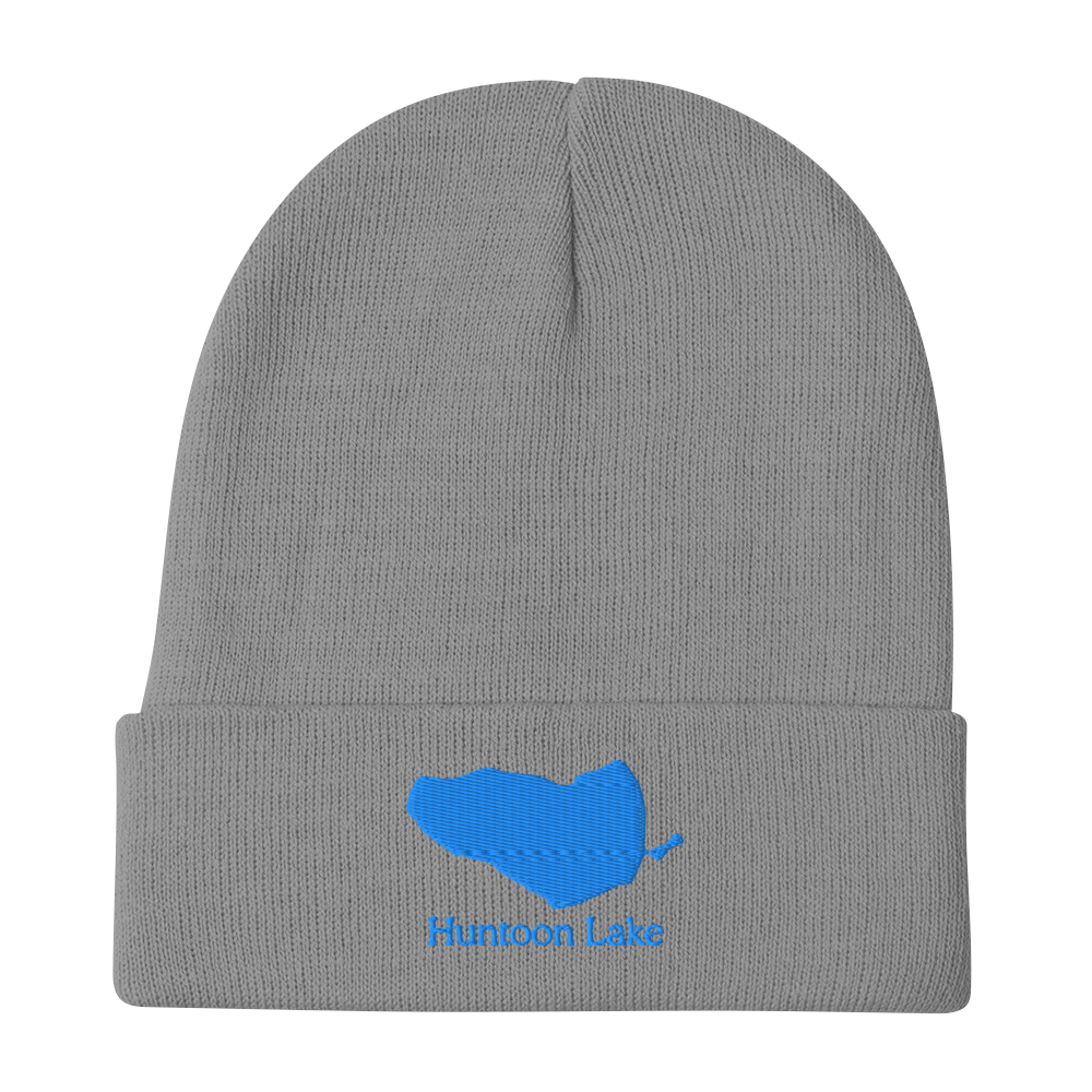 Huntoon Lake Embroidered Beanie Hat