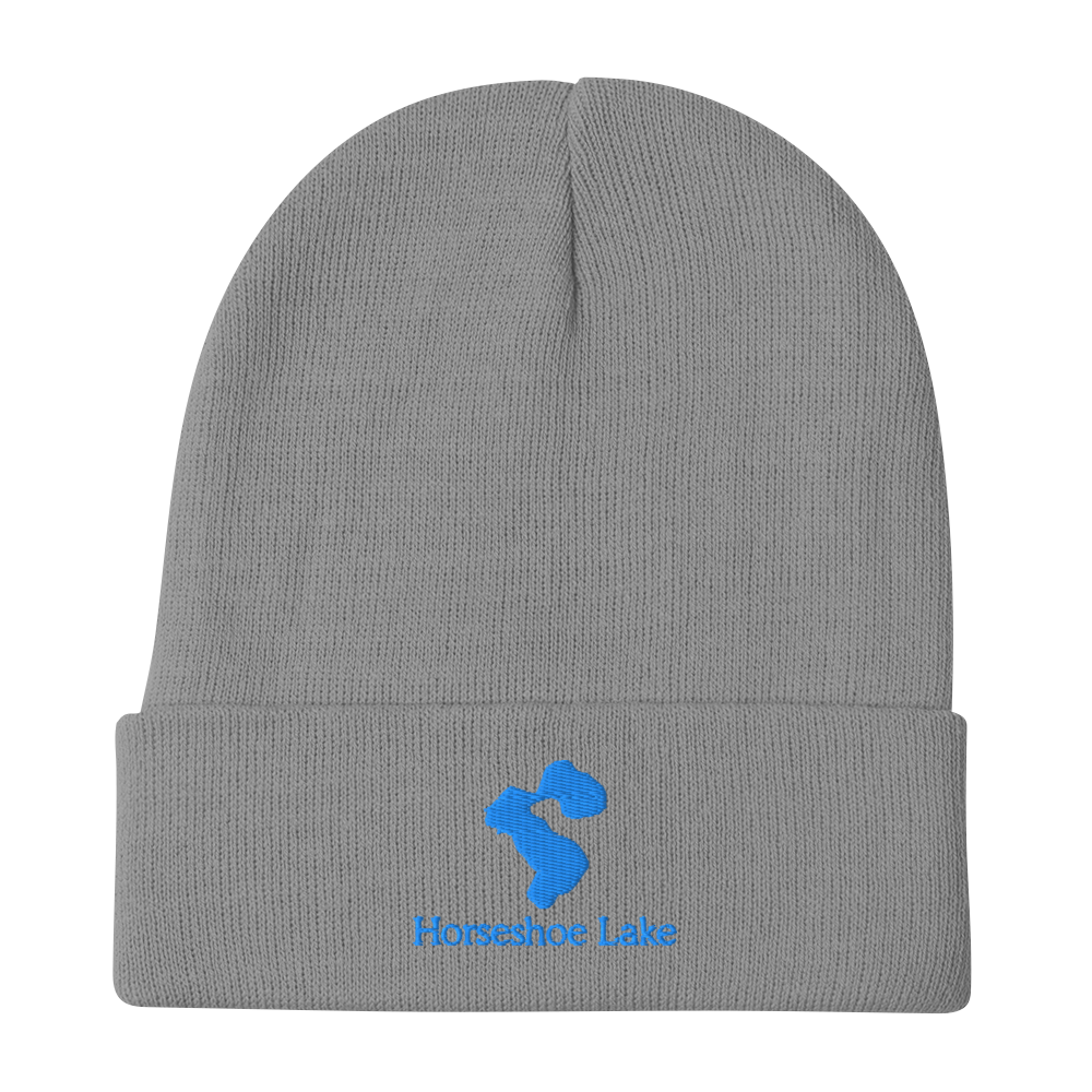 Horseshoe Lake Embroidered Beanie Hat