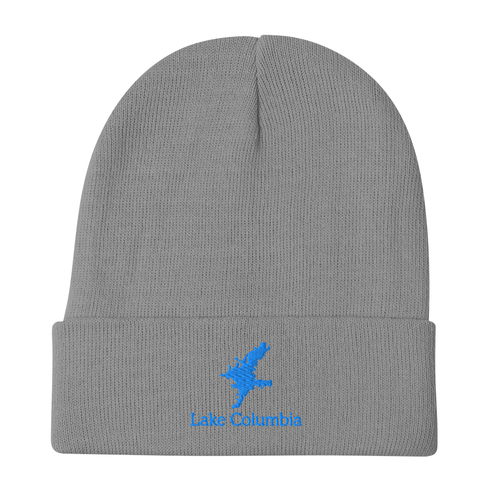 Lake Columbia Embroidered Beanie Hat