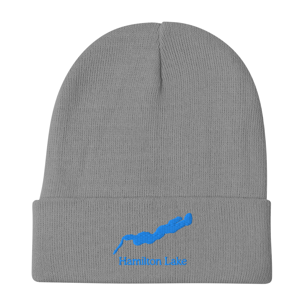 Hamilton Lake Embroidered Beanie Hat