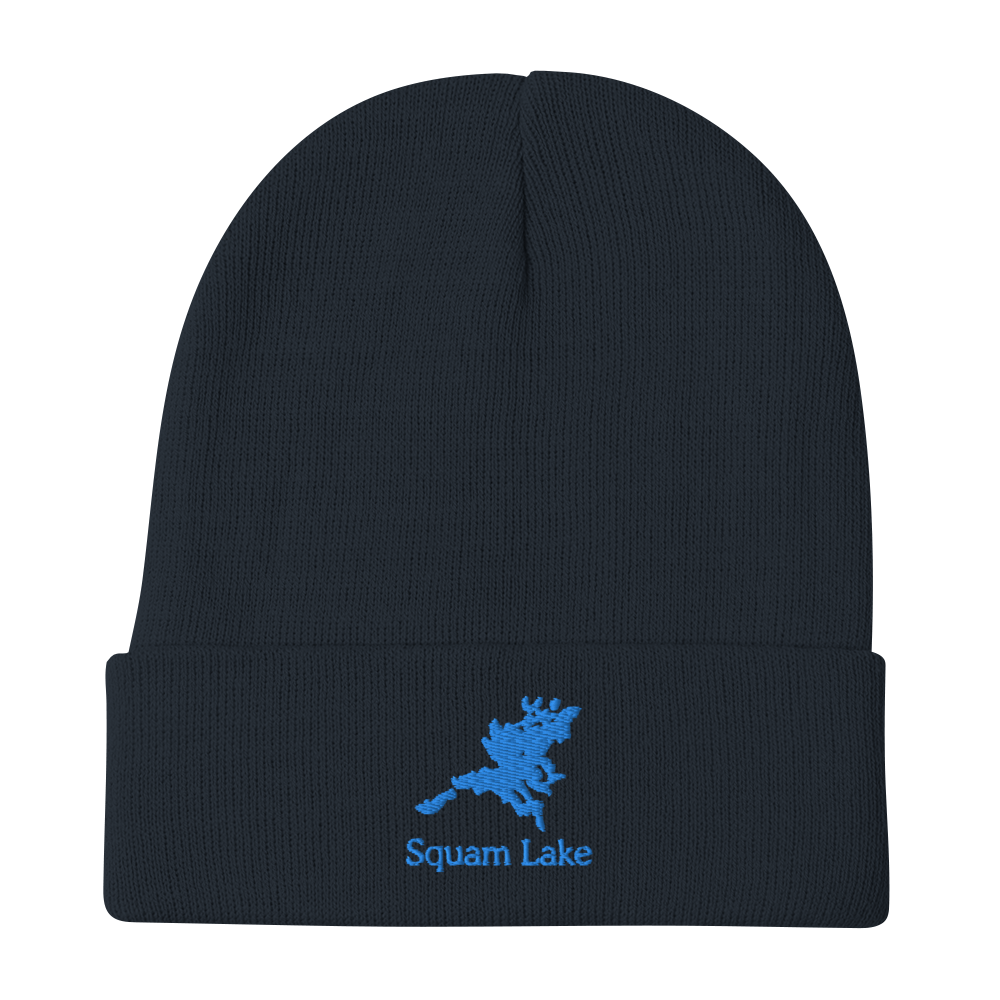 Squam Lake Embroidered Beanie Hat