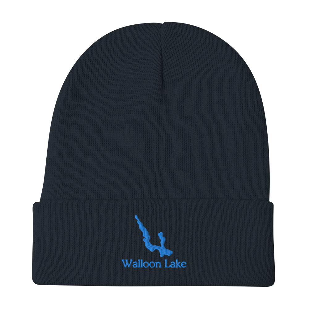 Walloon Lake Embroidered Beanie Hat