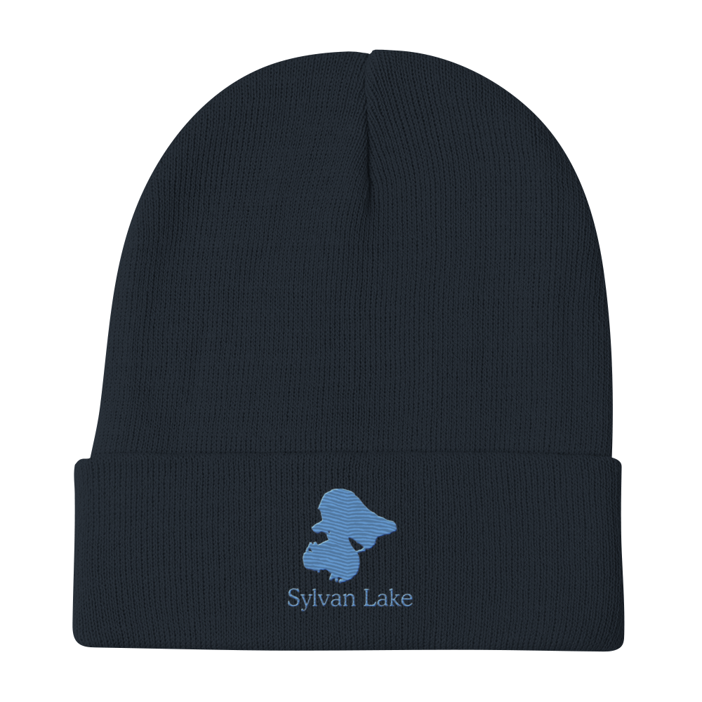 Sylvan Lake Embroidered Beanie Hat