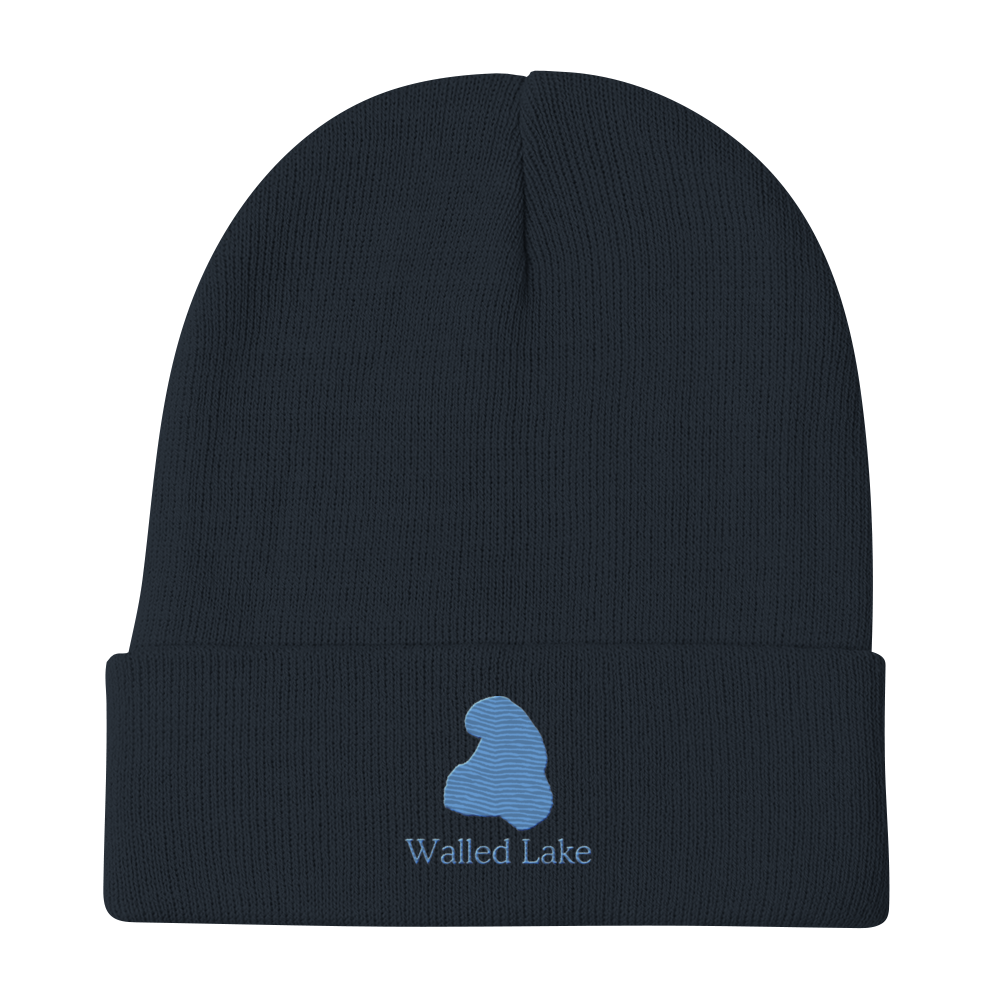 Walled Lake Embroidered Beanie Hat