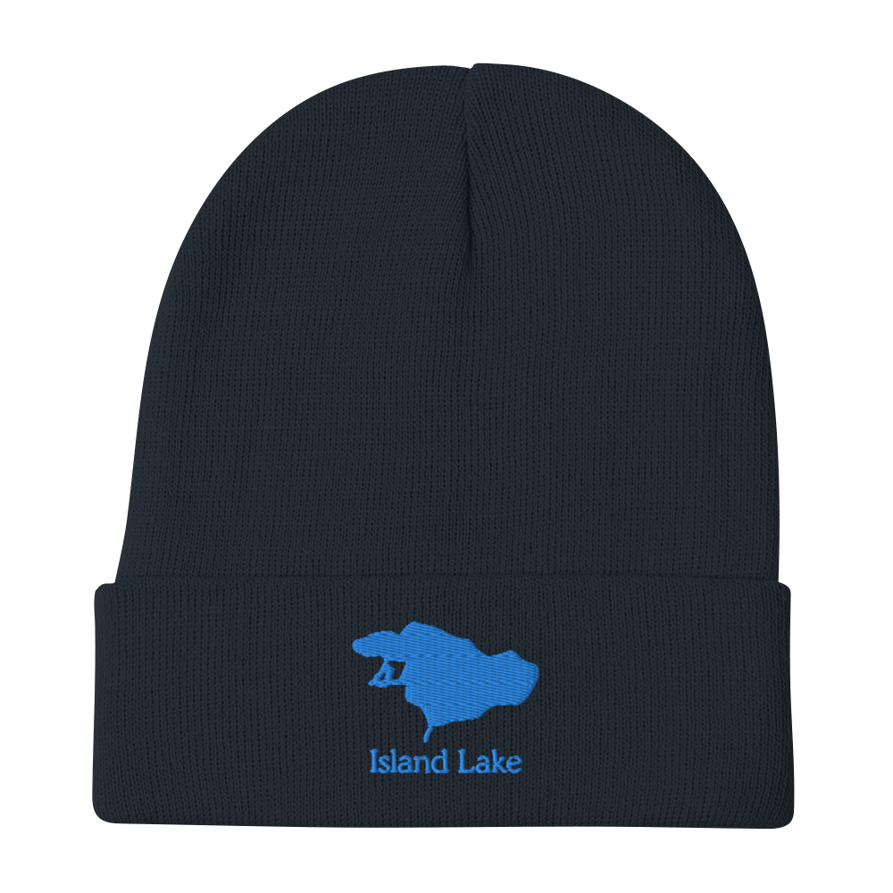 Island Lake Embroidered Beanie Hat