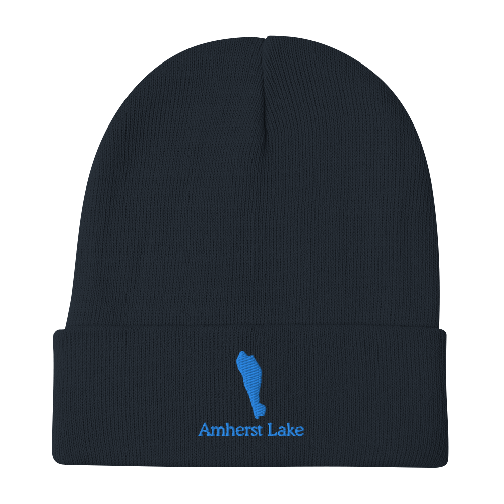 Amherst Lake Embroidered Beanie Hat