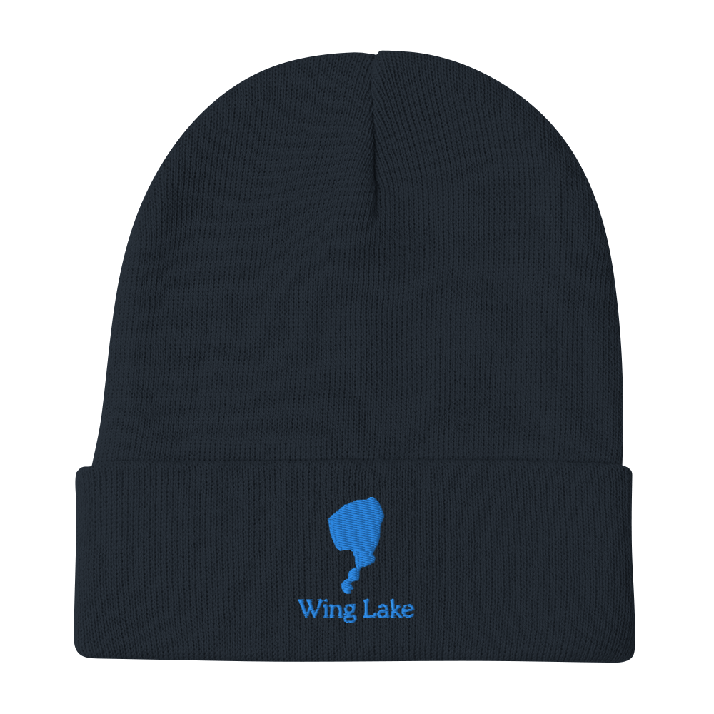 Wing Lake Embroidered Beanie Hat