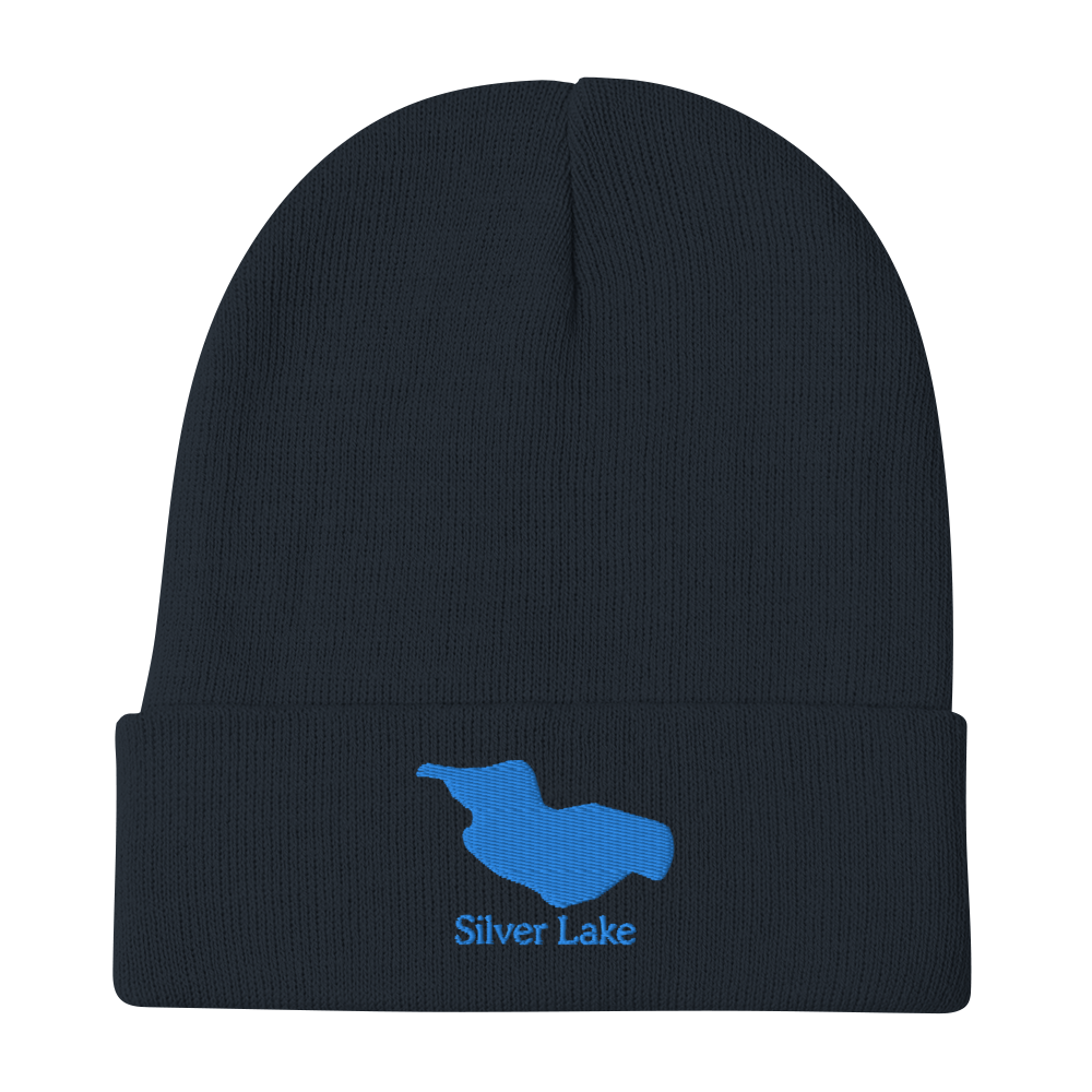 Silver Lake Embroidered Beanie Hat