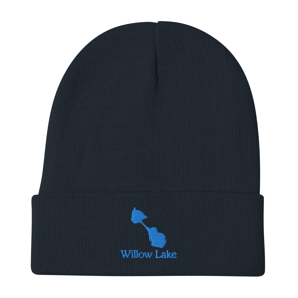 Willow Lake Embroidered Beanie Hat