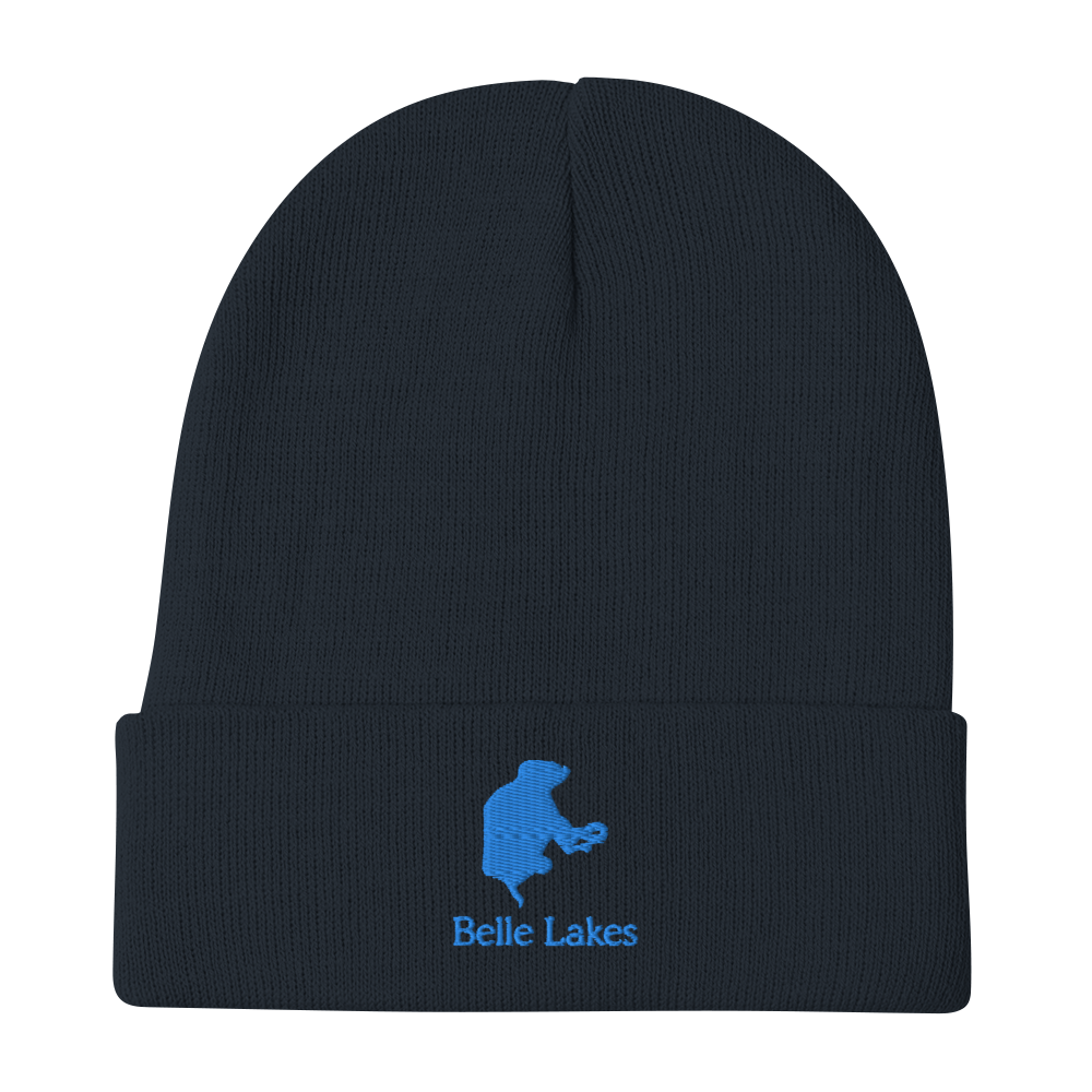 Belle Lakes Embroidered Beanie Hat